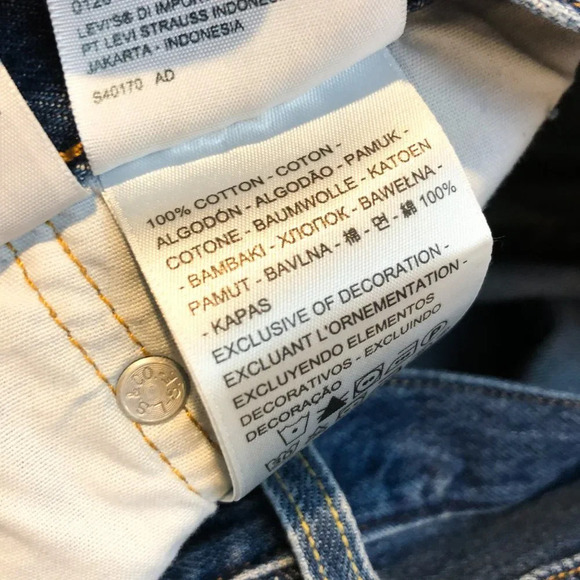 Levi's 501 Distressed High Rise Medium Wash Skinny Denim Shorts Women's 30 NWT - Picture 7 of 8